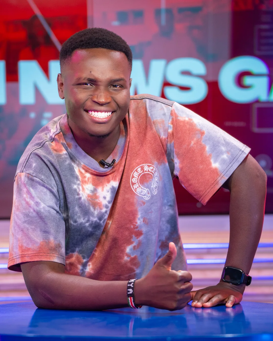 Eugine Micah on the PPP TV set