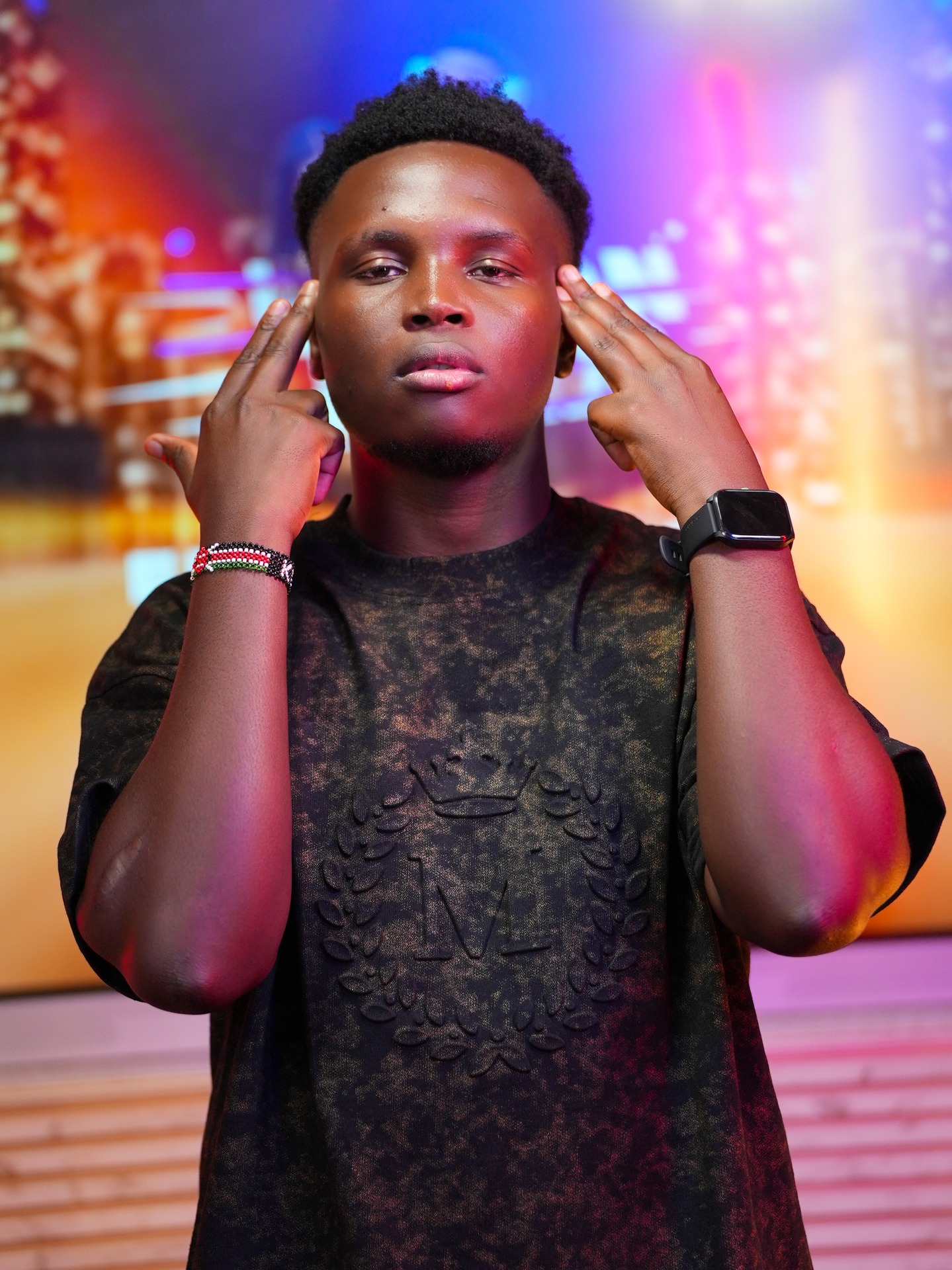 Eugine Micah in studio, big thoughts loading